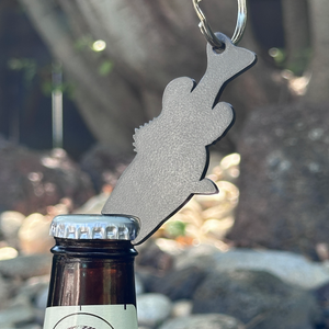 Bass Bottle Opener Keychain